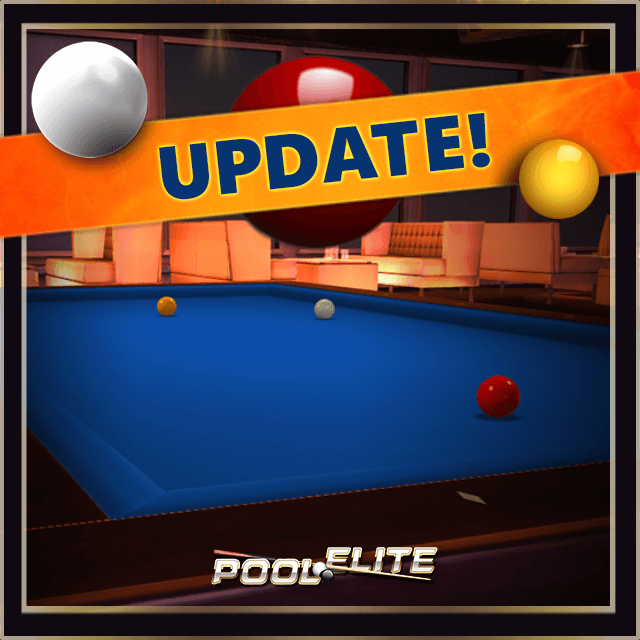 pool elite update carom ending point rules 8 ball 9 ball snooker bug fix elo